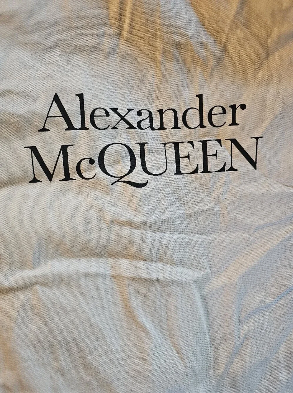 Alexander McQUEEN Heavy Canvas Garment Bag